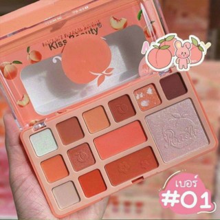 Bảng phấn mắt Peach Kiss beauty