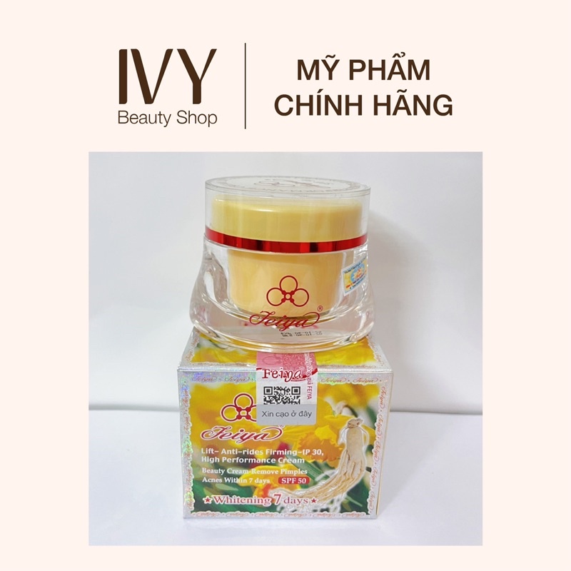 Kem Feiya Nhân Sâm Đỏ Chống Nhăn SPF 50 PA+++ 50g (HÀNG CÔNG TY CÓ TEM)