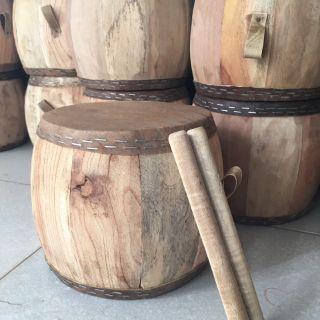 Trống đồ chơi (không sơn màu)