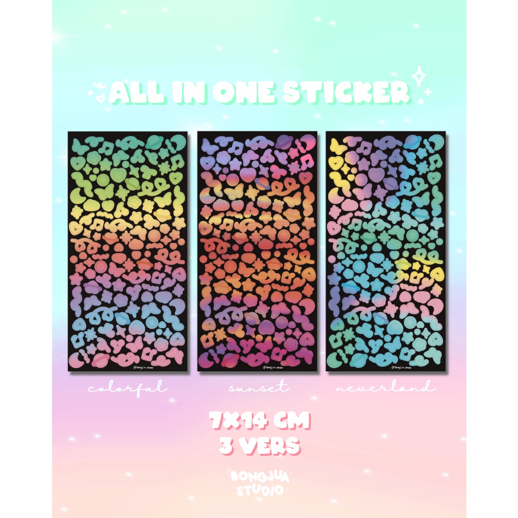 Bongjua | Nhãn dán Sticker deco All in one✨🥨