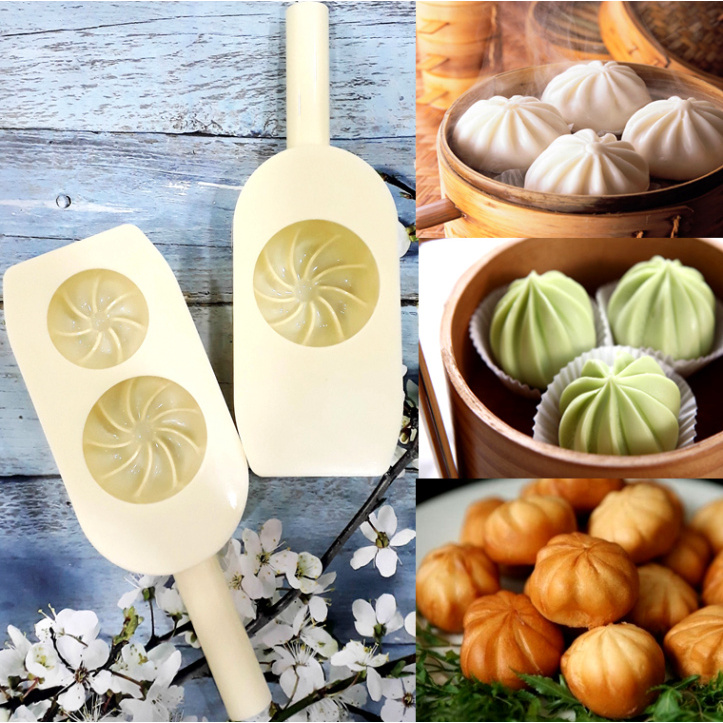 Bộ 2 khuôn tạo hình bánh bao với 3 kích cỡ tiện ích - BX0369