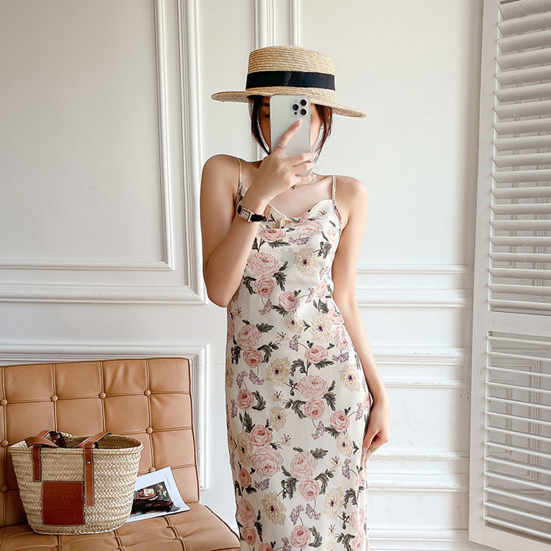 Đầm hoa dáng ôm phong cách Pháp gợi cảm