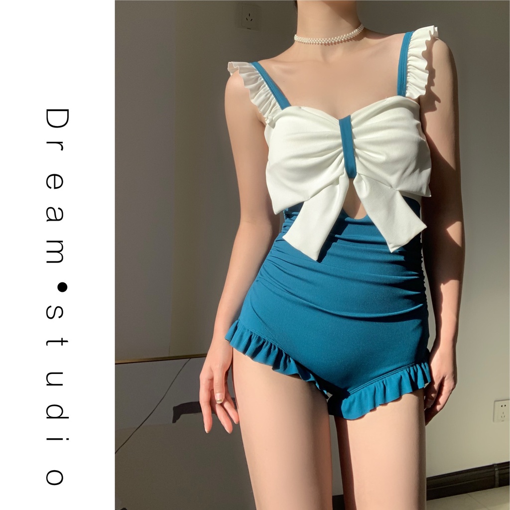 Bộ Đồ Bơi Một Mảnh Hở Bụng Phong Cách Thời Trang Hàn Quốc Mới