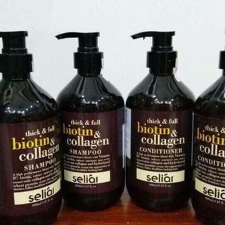 Cặp dầu gội Biotin & Collagen Nhật 800ml * 2 chai (phục hồi tóc hư tổn_cao cấp)