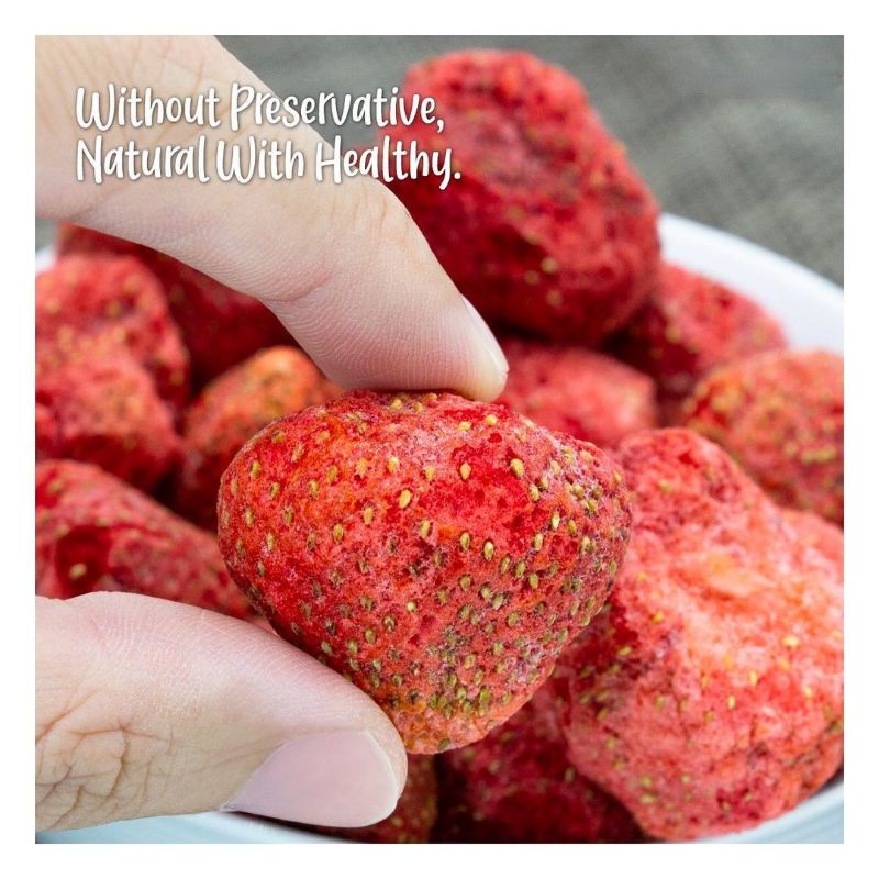 Dâu tây sấy lạnh nguyên chất không sử dụng đường - Crunchy Strawberry No Sugar Added - Légumes Vietnam