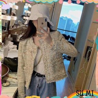 Sumi - Áo khoác dạ nữ ngắn, áo dạ tweed nữ style hàn quốc - hàng quảng châu