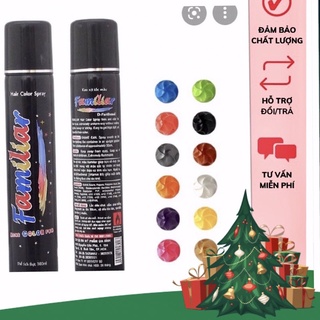 Combo 2 chai Keo xịt tóc đen tạm thời 80ml.