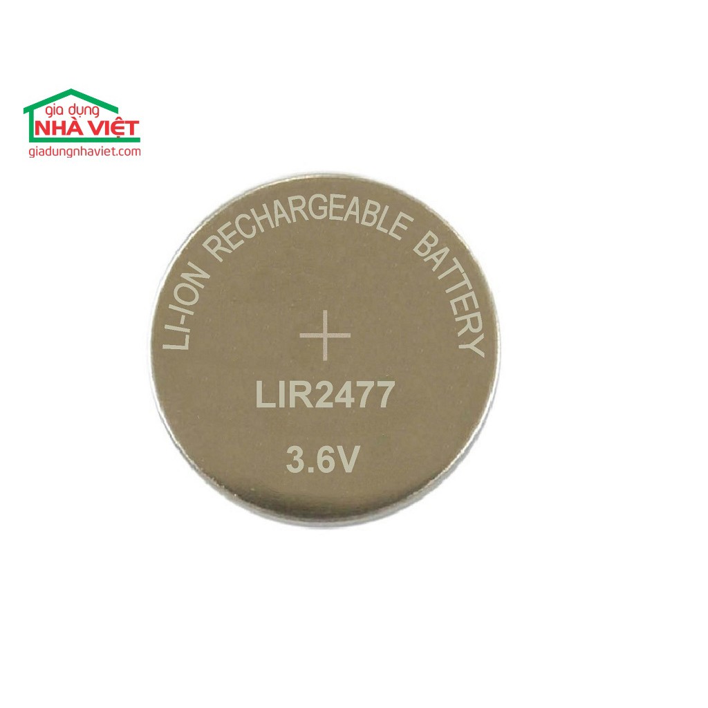 Pin sạc cúc áo Lithium LIR2477 3.6V