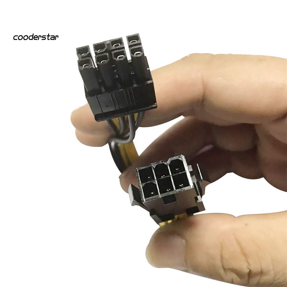 Dây Cáp Nối Dài 6-pin Sang 8-pin Pci-E Cho Card Đồ Họa