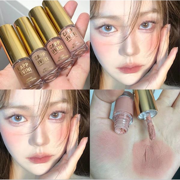 Phấn Mắt Má Dạng Lỏng Cappuvini Màu Lì Kháng Nước Lâu Trôi