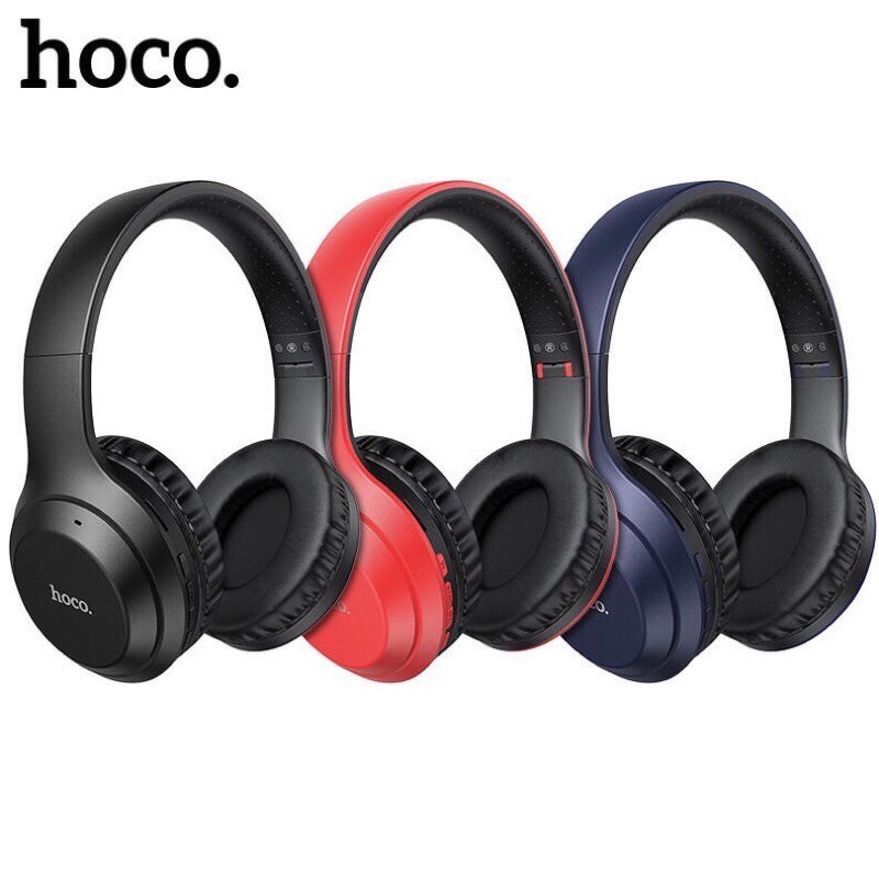 Tai nghe chụp tai bluetooth hỗ trợ thẻ nhớ chính hãng Hoco W30