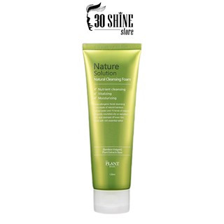 Sữa Rửa Mặt Sáng Mịn Da The Plant Base - Nature Solution - Natural Cleansing Foam 120ml