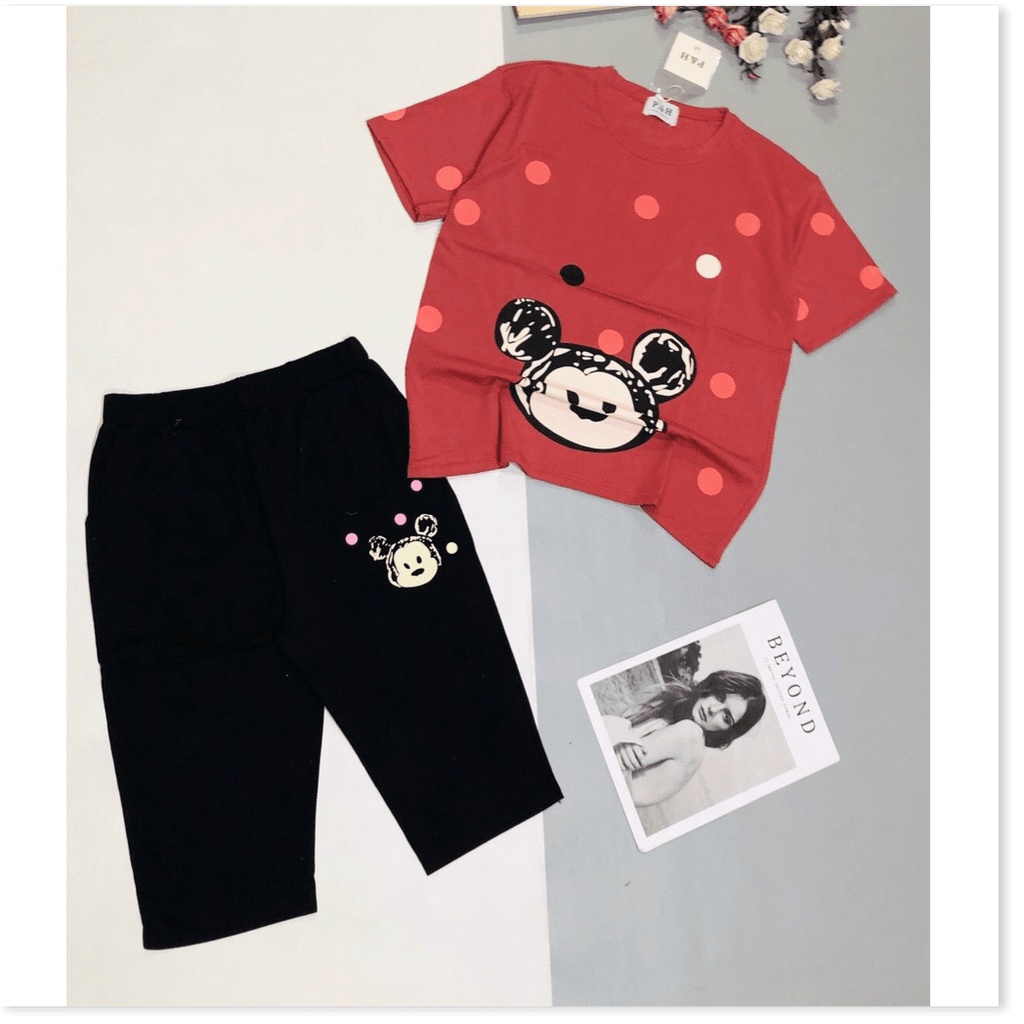 ĐỒ BỘ MẶC NHÀ NỮ QUẦN LỬNG ÁO THUN HỢP THỜI TRANG KME FASHION