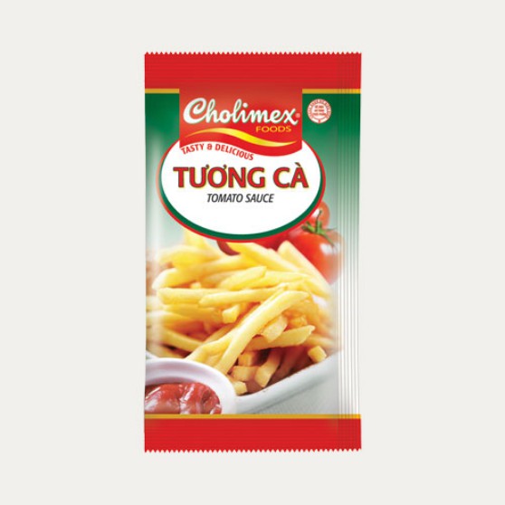Combo 50 gói loại 10g Tương cà Cholimex, Tương ớt Cholimex