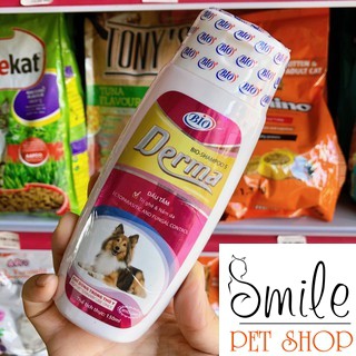 Sữa tắm trị ghẻ và nấm da cho chó mèo, thú cưng 440Bio Derma 200ml - Smile Pet Shop