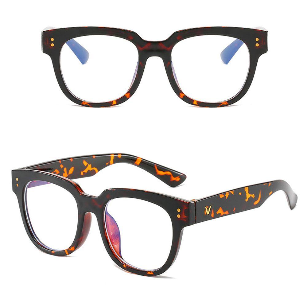 Mắt Kính Gọng Vuông Lớn Chống Ánh Sáng Xanh Thời Trang Vintage Dành Cho Máy Tính