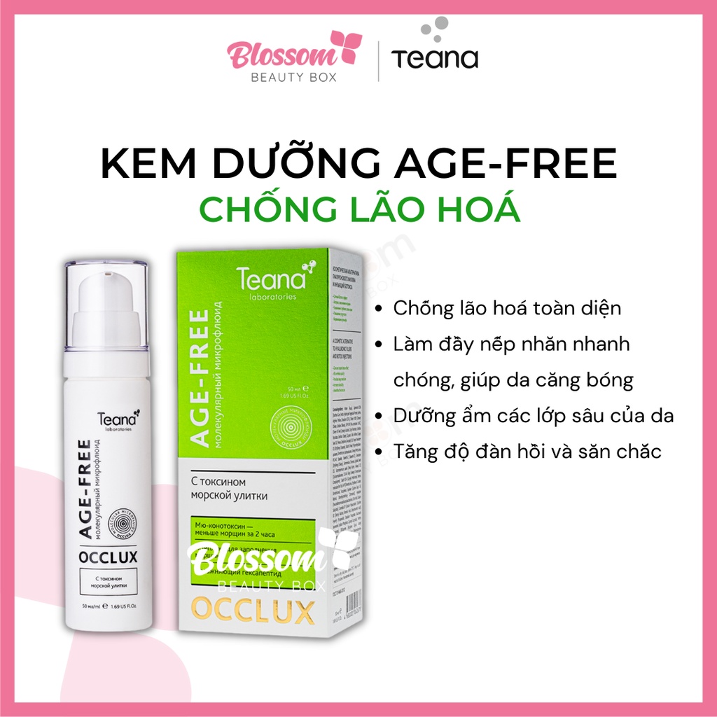 Kem dưỡng chống lão hoá siêu mịn AGEFREE OCCLUX TEANA