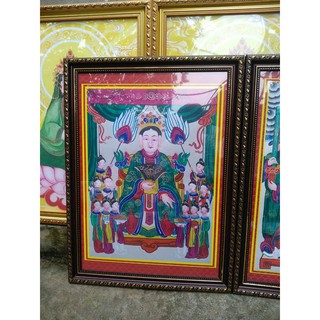 Tranh chúa sơn trang và thập nhị tiên nàng 35x47cm