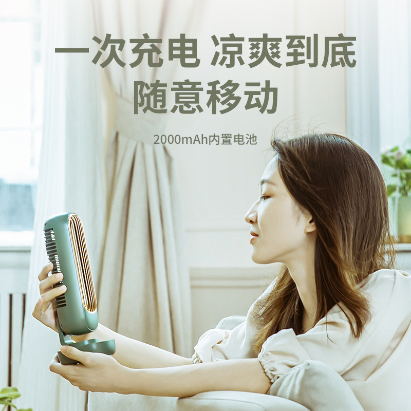 Quạt Làm Mát Để Bàn Văn Phòng/Nhà Sạc Cổng USB Thiết Kế Dạng Tháp Kép Di Động Tùy Chỉnh