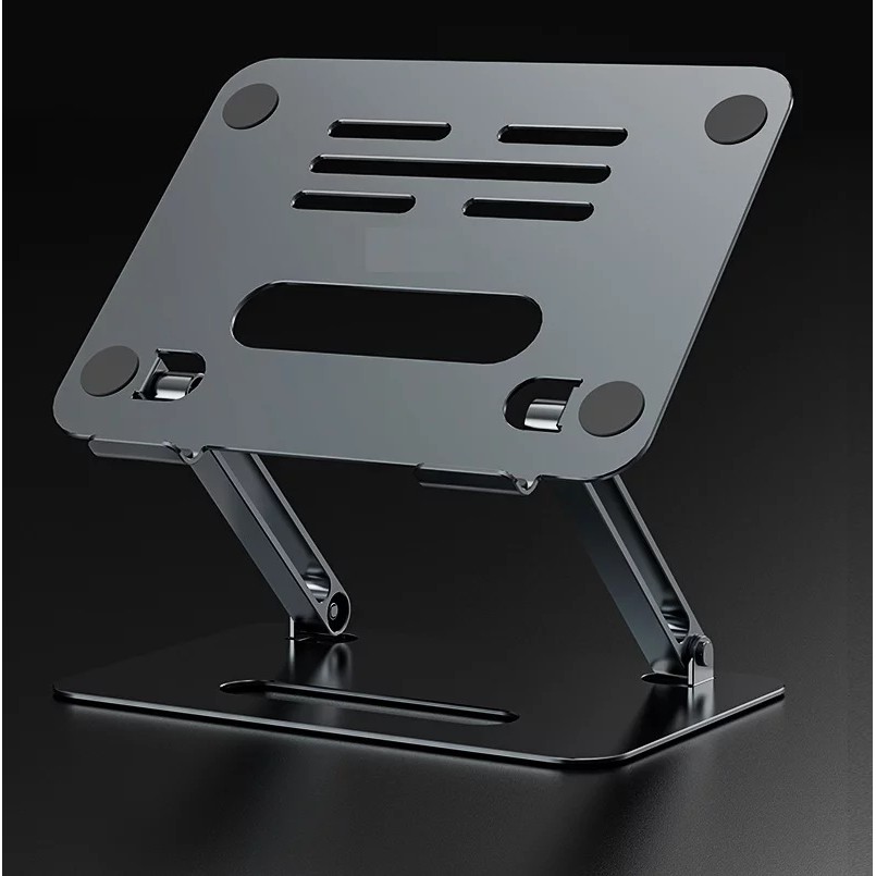 Giá Đỡ Laptop Macbook Kệ Laptop Stand Đế Tản Nhiệt Nhôm Nguyên Khối Cao Cấp P43 Kèm Vít Siết ỐC