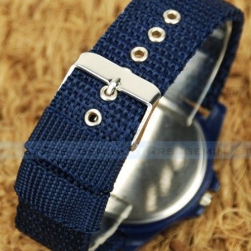 Đồng hồ thời trang nam nữ Arrmy dây màu xanh biển A78. | BigBuy360 - bigbuy360.vn