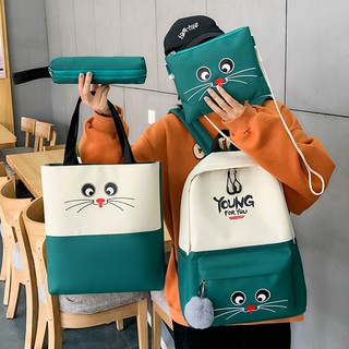 Set balo 4 món thời trang - YOUNG 5 màu