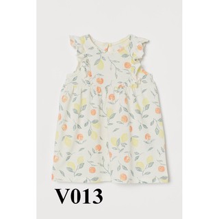 Váy cotton bé gái H&M auth hm
