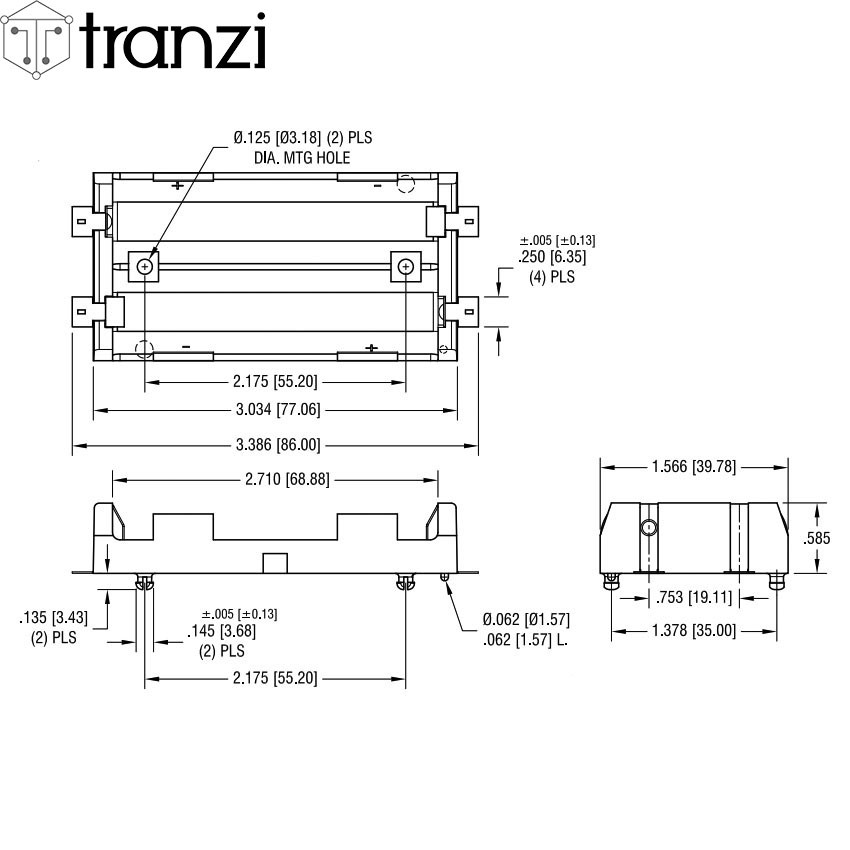 Đế pin 18650 2 cell hàn dán SMD