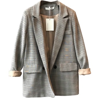 Áo khoác vest blazer nữ kẻ