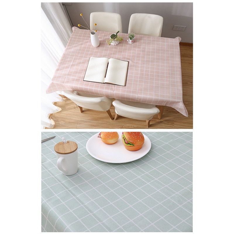 Khăn Trải Bàn Caro Chất Liệu Không Thấm Nước PVC (137*152cm) , Dùng Làm Phông Nền Chụp Ảnh, Khăn Trải Picnic Dã Ngoại