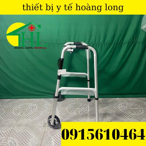 Khung Tập Đi Cho Người Gìa Bánh Xe Lớn LUCASS W57-Giúp Người Tập Đi Sau Tai Biến