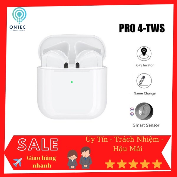 Tai nghe Bluetooth Aripods Pro4 nghe cực hay