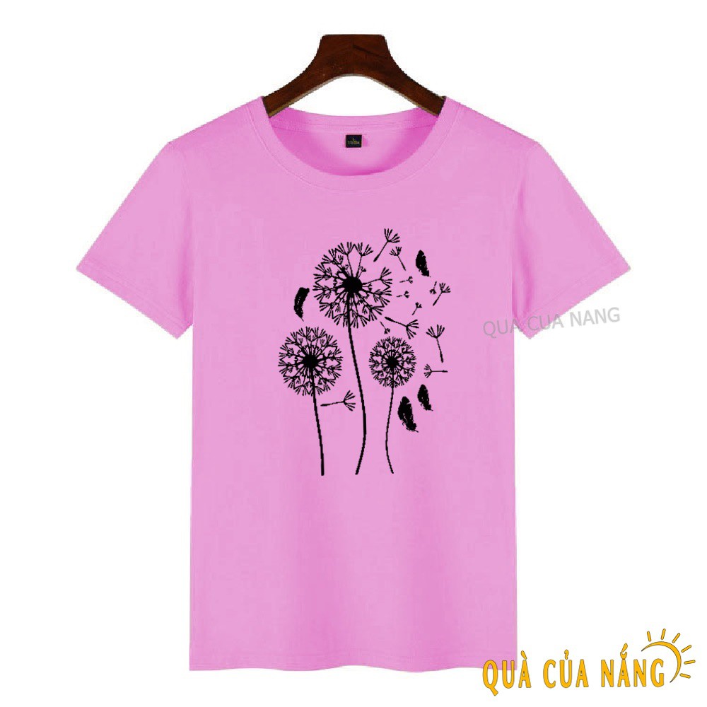 Áo Thun Nữ Tay Ngắn Lá Bồ Công Anh May Mắn AT-025 | BigBuy360 - bigbuy360.vn