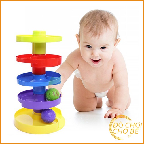 Đồ Chơi Lắp Ghép Tháp Bóng Lăn Vui Nhộn (Hàng Việt Nam)