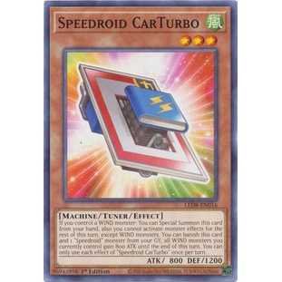Thẻ bài Yugioh - TCG - Speedroid CarTurbo / LED8-EN016'