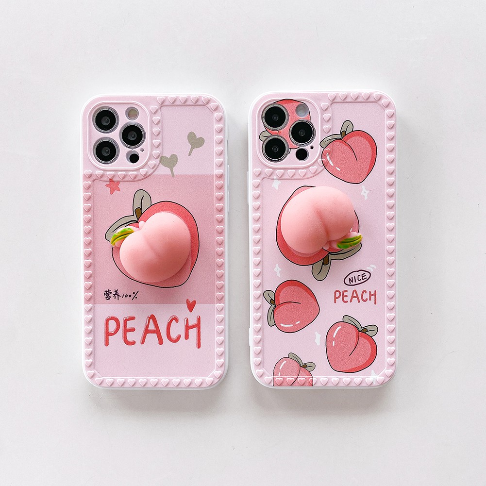Cute phone case vivo Y11 Y12 Y12S Y15 Y17 Y19 Y20i Y20s Y20 Y30 Y30i Y50 Y66 Y81 Y81i Y81s Y85 Y91 Y95 Y91c Y93 V5 V9 V11i S1 S1 pro X60 X60T phone case aesthetic vivo case shockproof cover phone soft case candy color Lovers peach