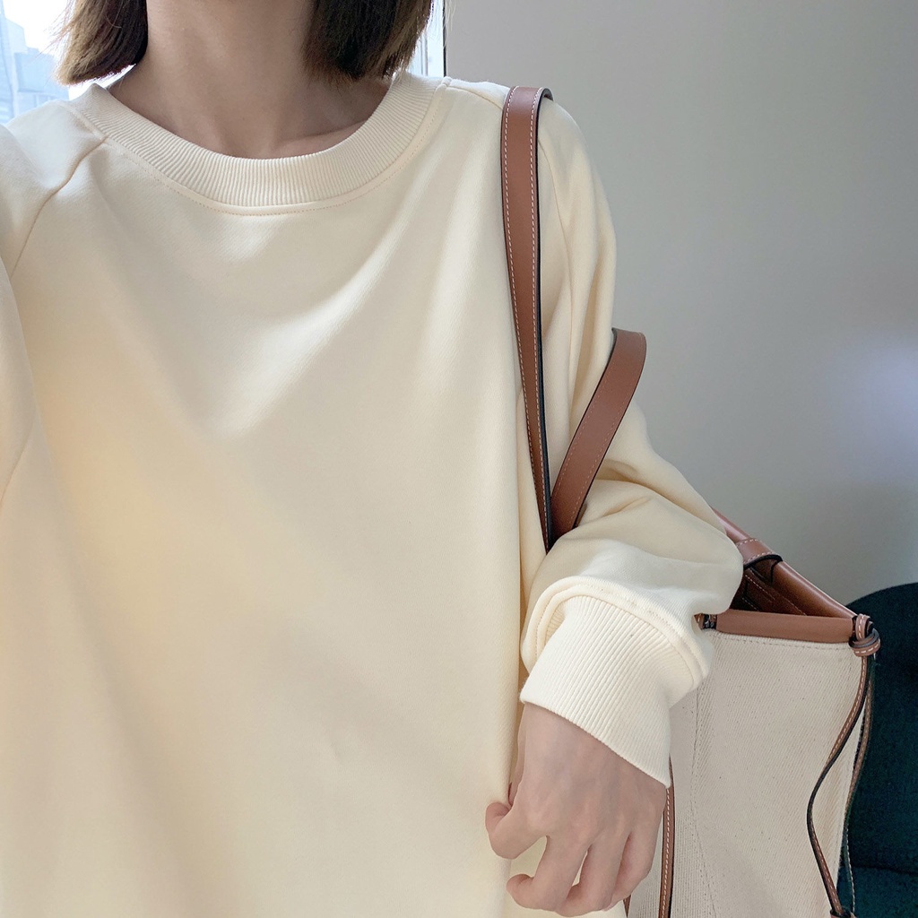 Áo sweater dáng rộng phong cách năng động thời trang mùa thu 2021 cho nữ