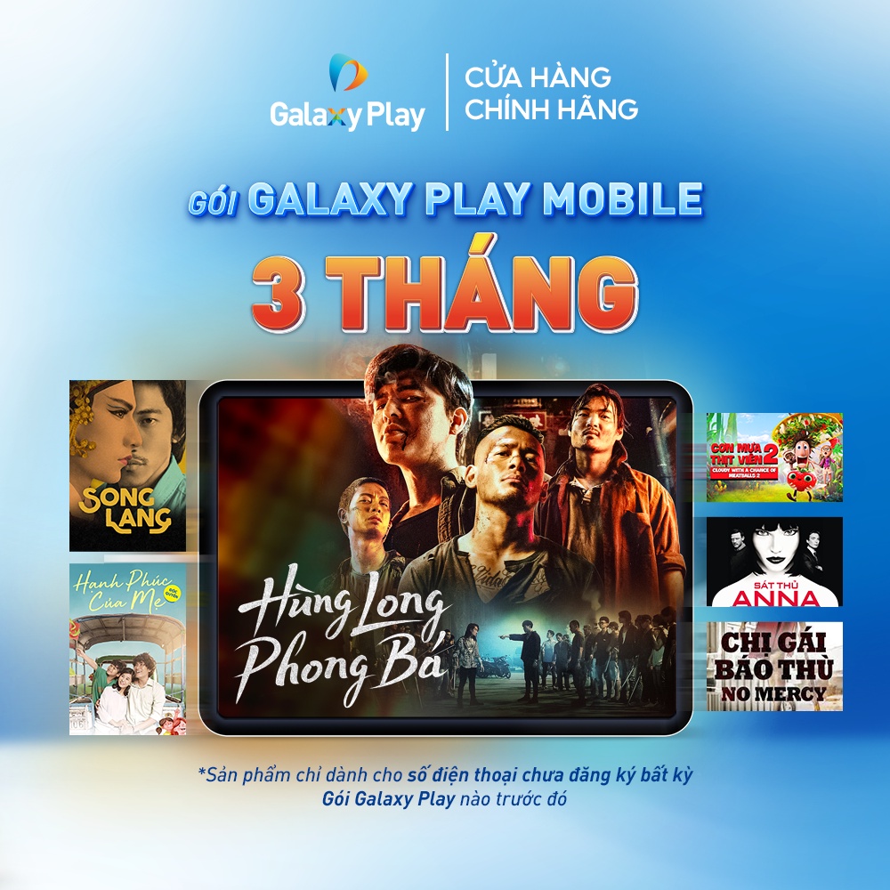 Gói Galaxy Play Mobile 3 Tháng trên ứng dụng Galaxy Play