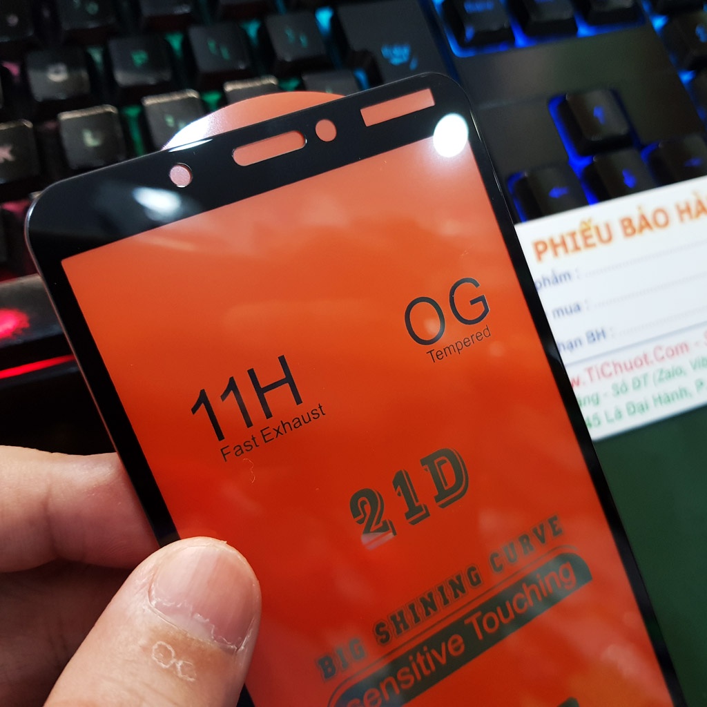 [FULL KEO-Ảnh Thật] Kính CL Nokia C2 Cường Lực 2.5D FULL Màn