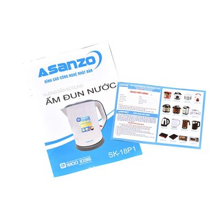 Ấm Siêu Tốc Asanzo SK-18P1 (1.7L)