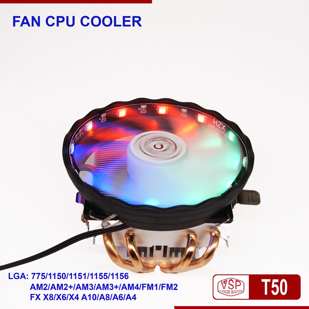 Fan CPU VSP Cooler Master T50 LED
