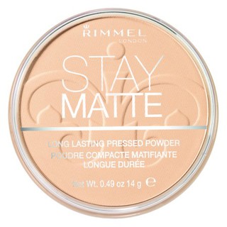 Phấn phủ Rimmel Stay Matte Long Lasting Pressed Powder 001