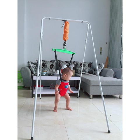 Xích đu nhún nhảy JUMPER KIDS - Combo Khung Xích Đu KG102 Cao Cấp/ khung truyền thống KG101 + Ghế Xích Đu+ Đai Nhún Nhảy