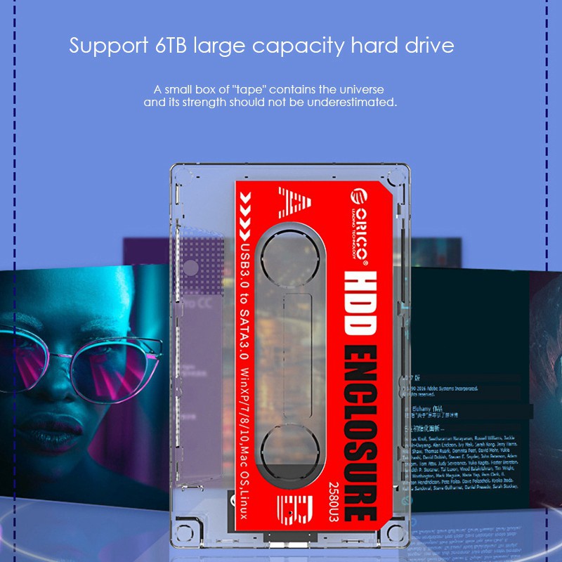 Hộp Đựng Ổ Cứng Ngoài Orico 2580u3 Usb 3.0 6tb 2.5 Inch Sata Hdd Ssd Cho Laptop Pc | BigBuy360 - bigbuy360.vn