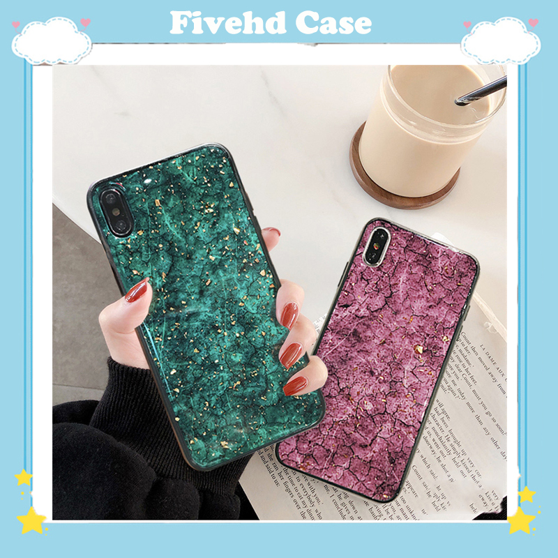 🌈Ready Stock🎁 Samsung Galaxy S10Lite Note10Lite J7 J5 J2 Prime on7 J6 J8 2018 J6 J4 Plus J710 J3 J5 Pro Phone Case Gold Foil Epoxy Luxury Soft Shell Protective Cover