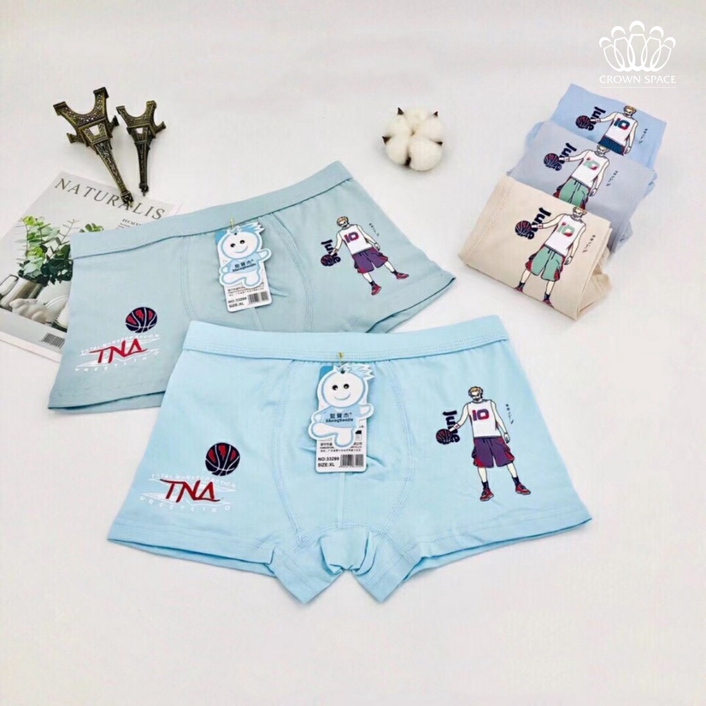 Set combo 2 quần chip ngẫu nhiên cho bé crownspace ckbs8011324 cotton - ảnh sản phẩm 5