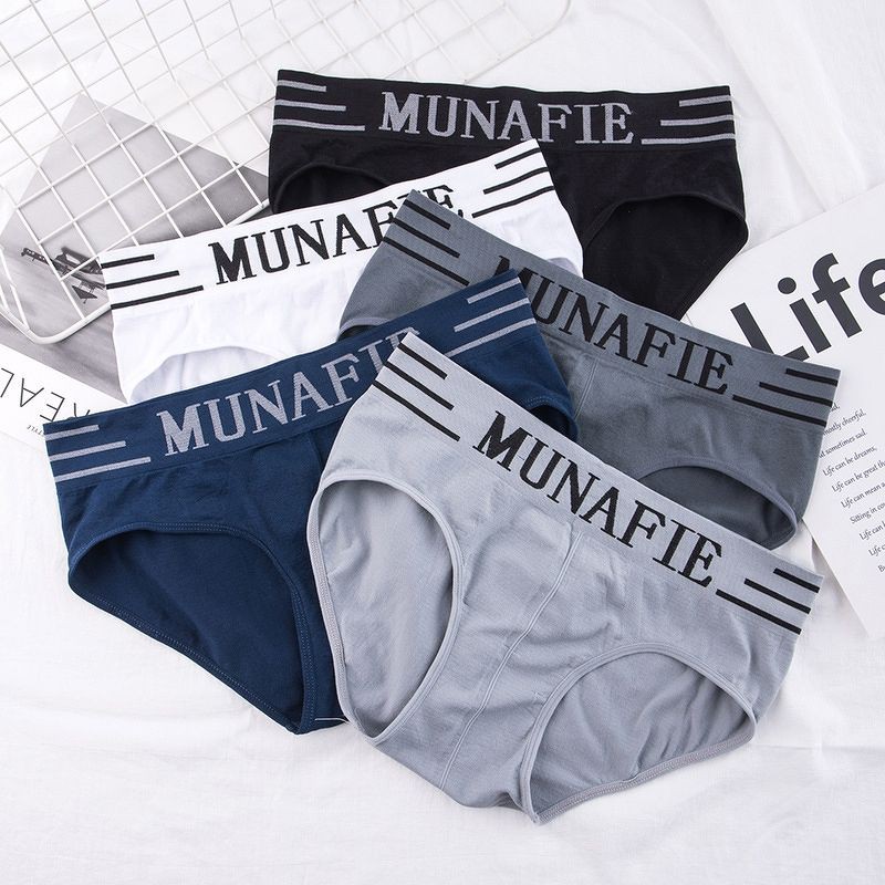 Quần Lót Tam Giác Munafie Co Giãn 4 Chiều Mỗi Quần 1 Túi Zip Sang trọng