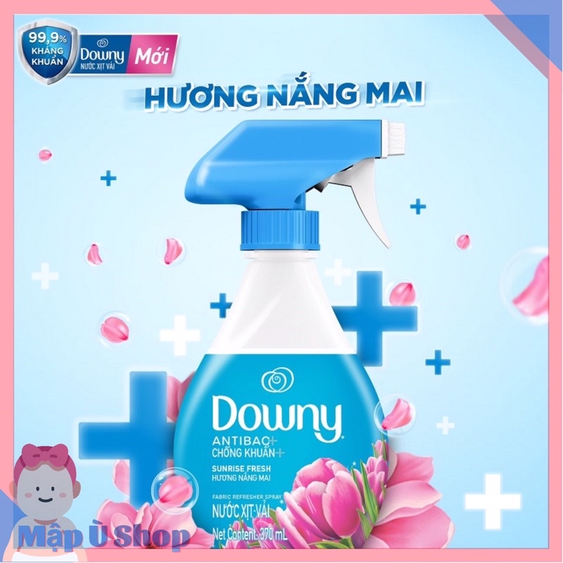 Nước xịt vải DOWNY khử mùi , chống khuẩn 99.9% chai 370ml