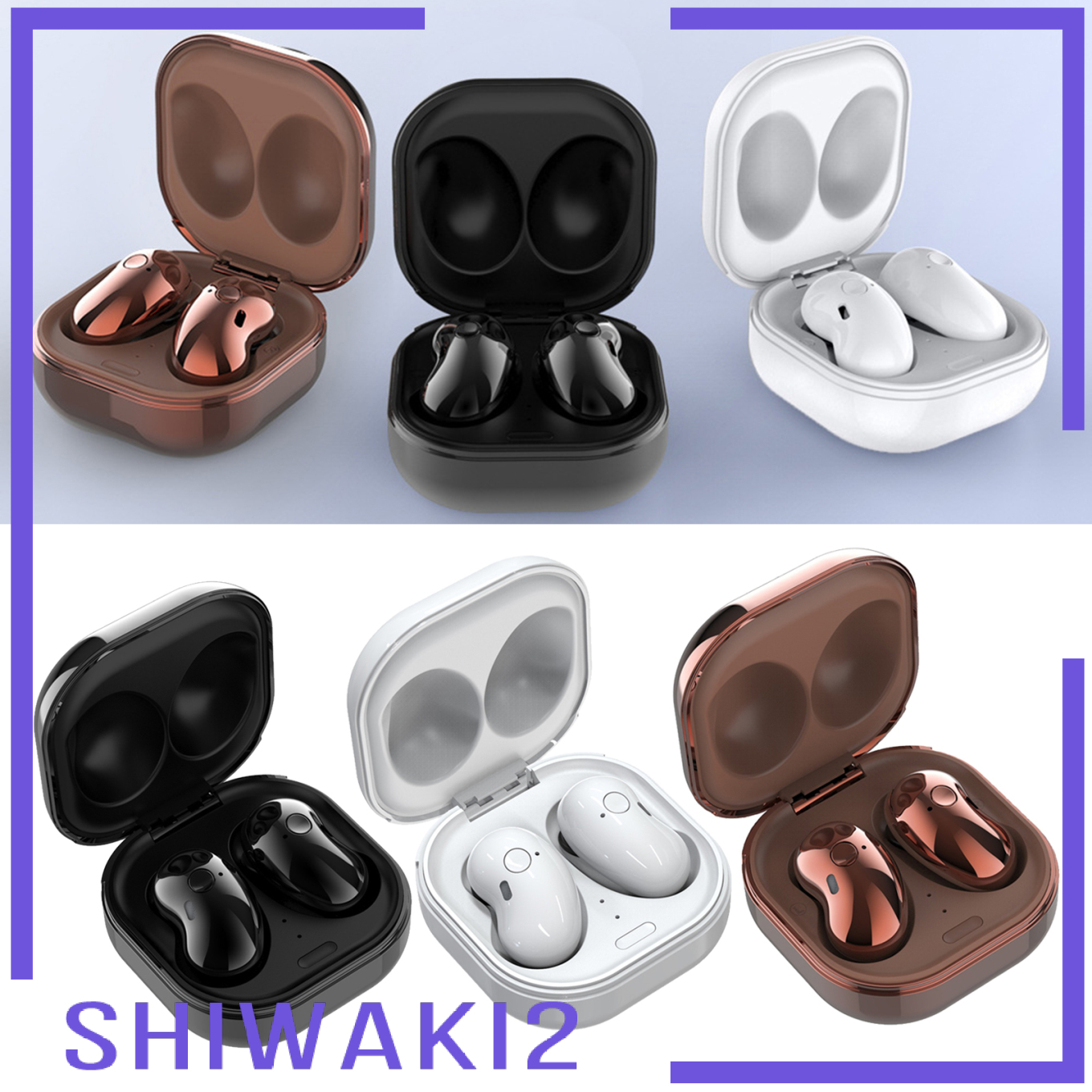 [SHIWAKI2]S6 TWS Bluetooth Earphones Wireless Headphone Binaural Call