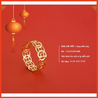 Nhẫn Kim Tiền- Tài Lộc -Vía Thần Tài